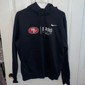 Nike 1800 x 49ers black hoodie